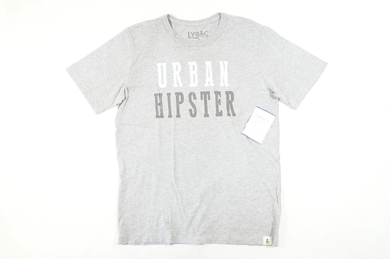 LYRIC CULTURE LIGHT GRAY XL URBAN HIPSTER TEE TSHIRT MENS NWT NEW