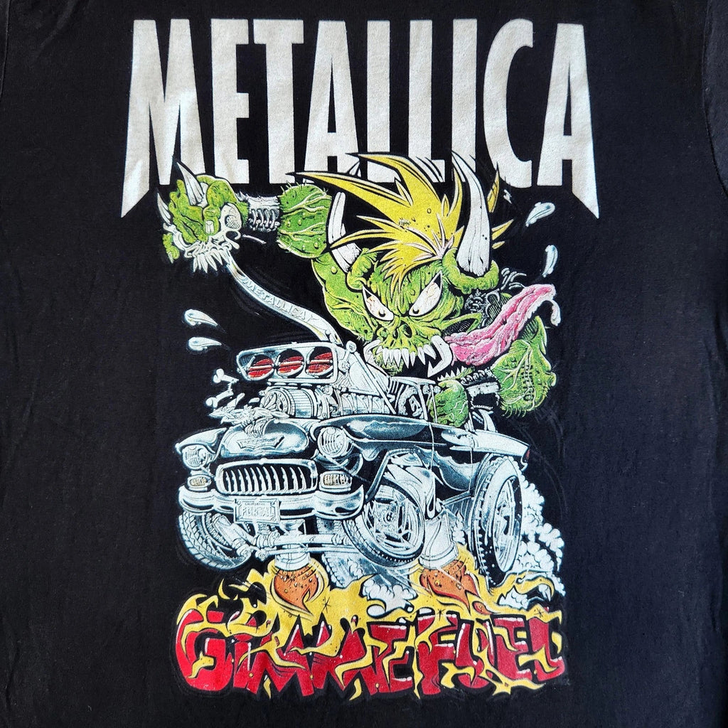 Metallica Gimme Fuel Rock Band Music Official Merch Black S-XL Graphic T-Shirt