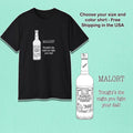 Malort Meme Tonights the Night You Fight Your Dad Funny Tee T Shirt Chicago