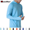 UPF 50+ Men's Sun Protection Long Sleeve T-Shirt Outdoor Sport Casual Shirt Tops