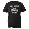 Personalised Photo T Shirt Mens Custom Image Printed Text Picture Logo Tee Top