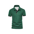 Stylish Mens Short-sleeve Digital 3D-printed Color-block Shirt
