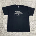 VTG Crazy Enough For A Post Office Job T Shirt 1998 Y2K Black Shirt Men’s XL
