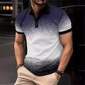 Men's Short Sleeve Slim Fit Polo Shirts Summer Shirts Casual Golf Shirt