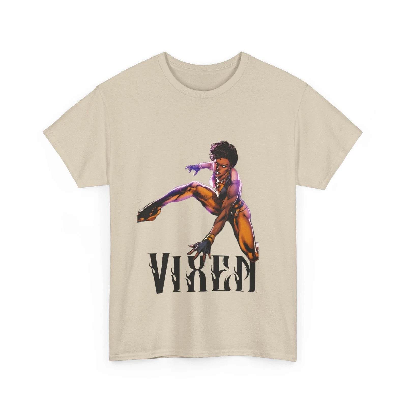 Vixen Unisex Tee - Vibrant Graphic Shirt, Custom Print Vixen Justice League Tee