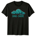 Dino-Snore T-Shirt Funny Lazy Dinosaur Pun Tee