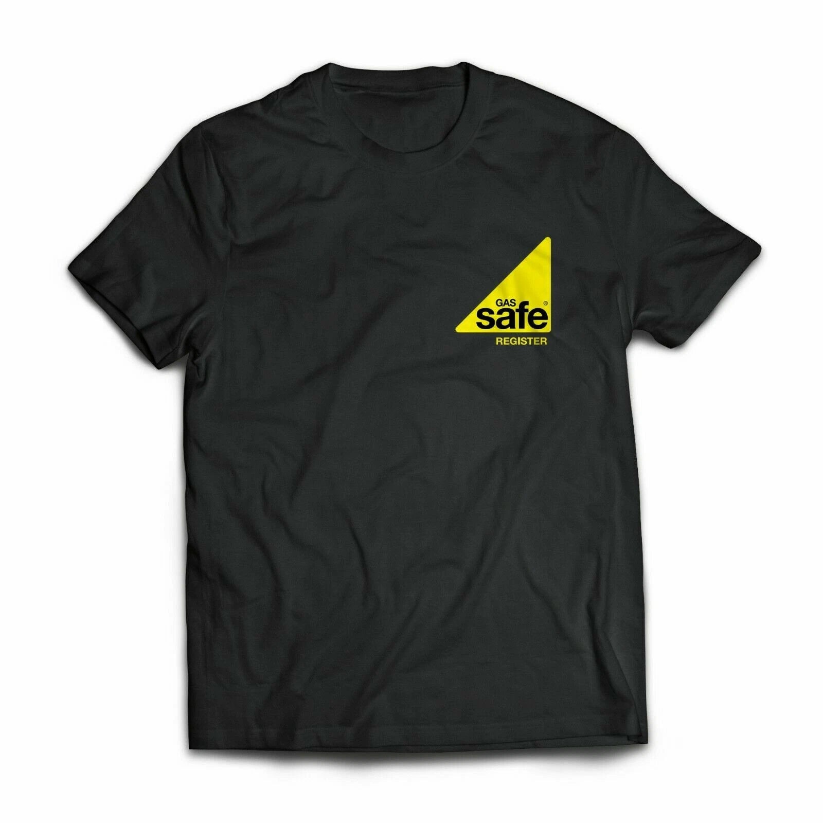GAS SAFE REGISTER Printed T-Shirt Workwear Gas Engineers Mens Work Uniform Tee T