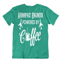 Arospace Engineer Powered By Coffee Tshirt Science Humor Shirt Unique Tee