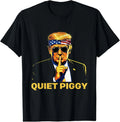 Funny Design Meme Christmas Political Trump Piggy Unisex T-Shirt