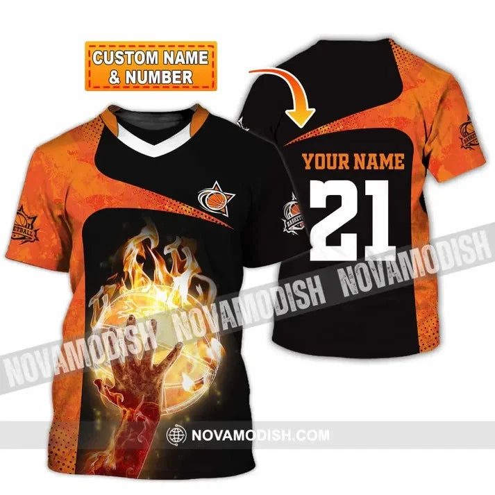 Unisex Shirt - Custom Text Basketball Shirt HS1381