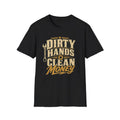 Mechanic Humor T-Shirt Dirty Hands Clean Money Funny Dad Father Gift T-shirt