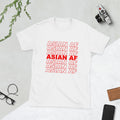 Asian AF Shirt, Cool Modern Statement Asian Pride Gift Unisex T-Shirt