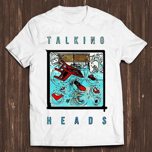 Talking Heads Stood Small Cottage Vintage Music Meme Unisex T Shirt Tee