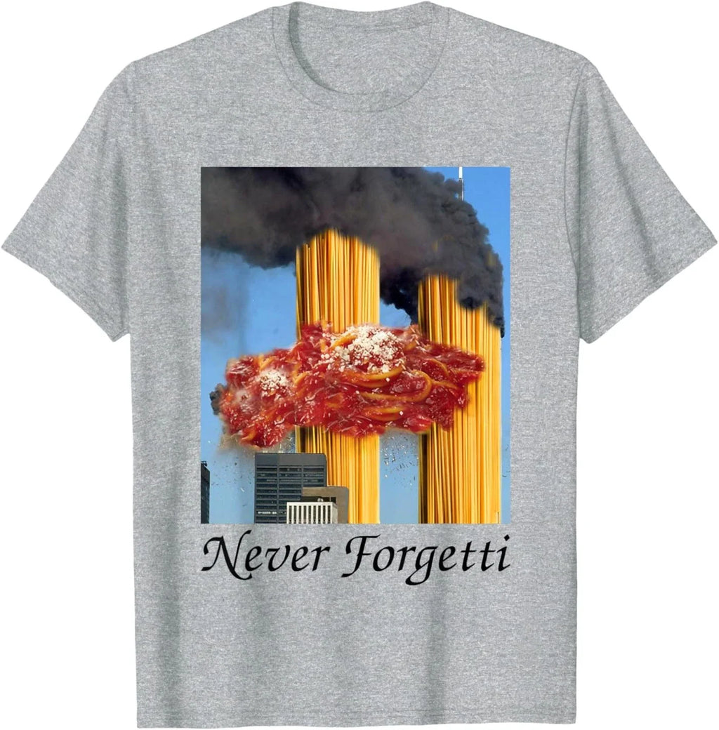 Never Forgetti Funny Spaghetti Meme T-Shirt