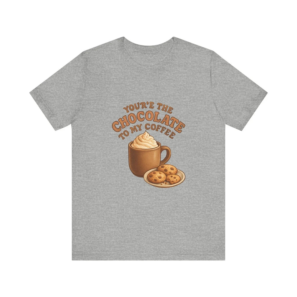 Coffee Chocolate T-Shirt, Coffee Lover Gift, Chocolate Addict Shirt, Unisex Tee,