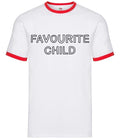 Favourite Child - Mens Ringer - Daddy Fathers Day Cute Gift Favorite