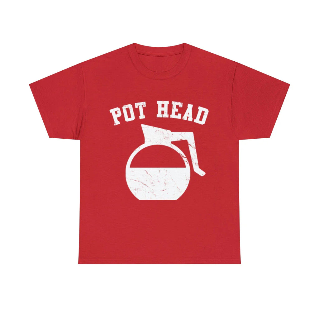 Coffee Pot Head Graphic Tee Shirt, S-5XL