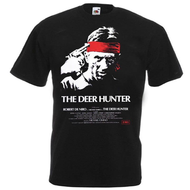 THE DEER HUNTER Movie Poster T shirt black all sizes