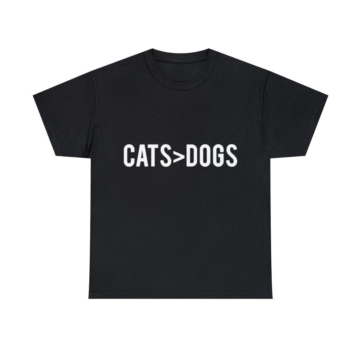 Cats Greater Than Dogs Graphic Tee Shirt, S-5XL