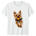 Yorkshire Terrier Yorkie With Ball T-Shirt Yorkie Dog Birthday Gift For Him Her