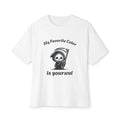 Cute Grim Reaper Shirt, Halloween Oversized Tee, Spooky Graphic Tee, Unisex