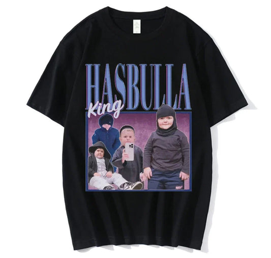 BRAND NEW HASBULLA KING T SHIRT VINTAGE NOVELTY MEME
