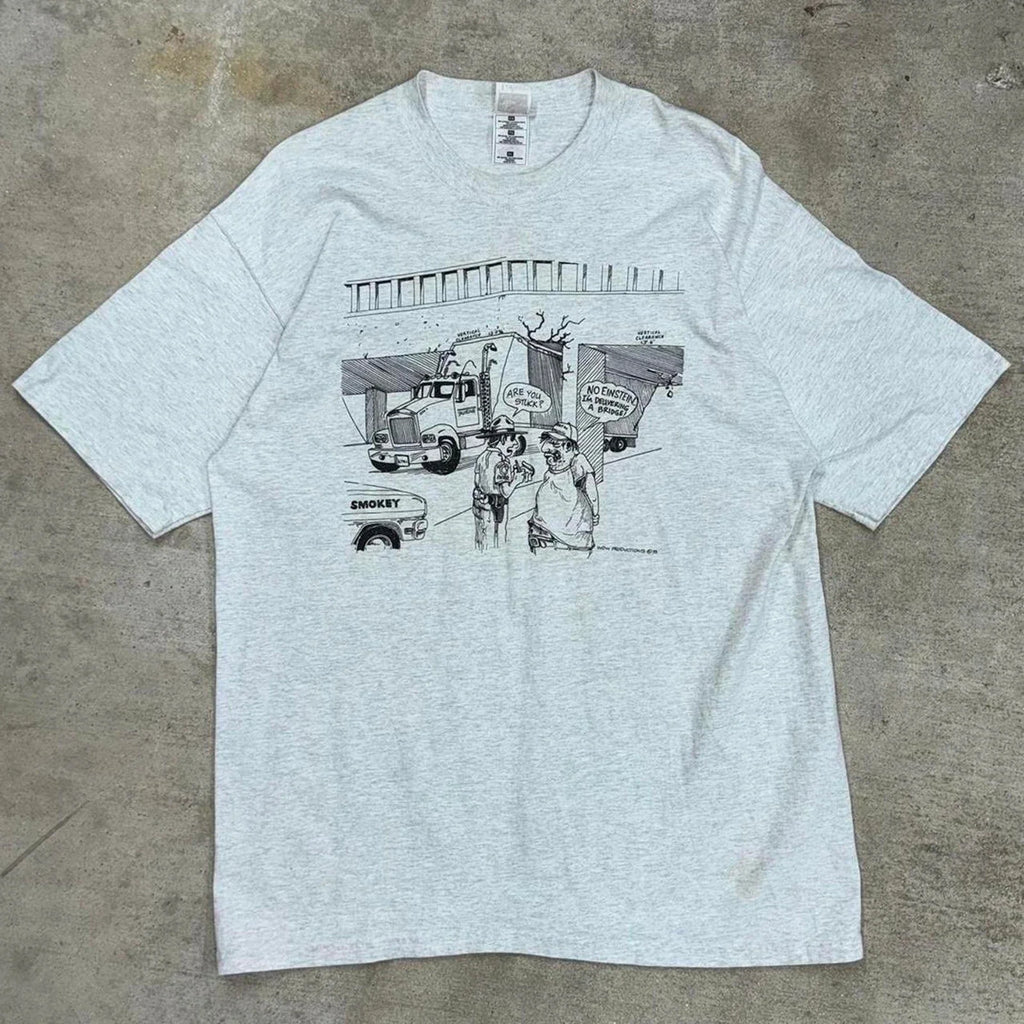 Vintage 90s cop comedy comic funny t-shirt