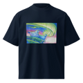 "Sealed" Unisex Organic Oversized High Neck T-Shirt