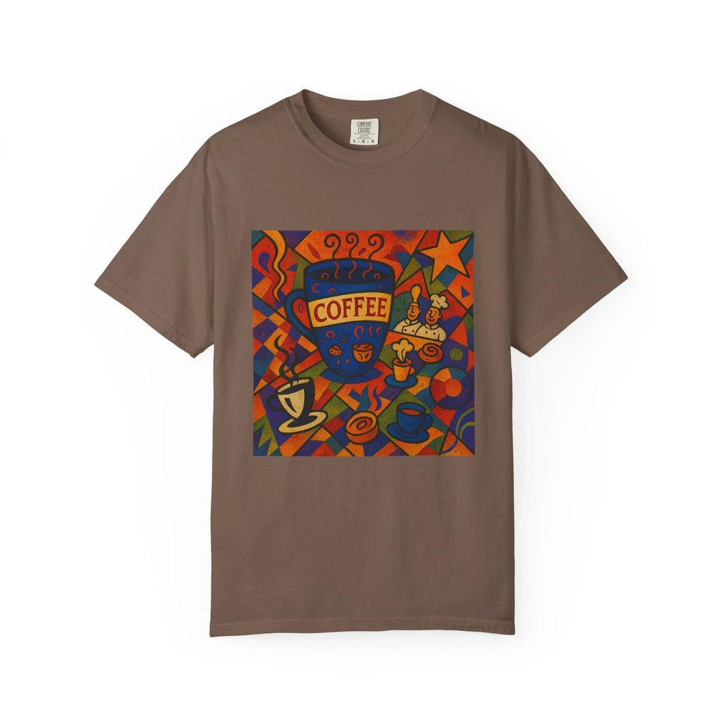 Global Village Coffeehouse Clothing, Vintage Tee for Coffee Lovers