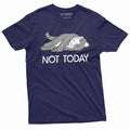 Funny Lazy Cat Not today T-shirt Humorous shirt Cat Lover Gift Lazy Person Tee