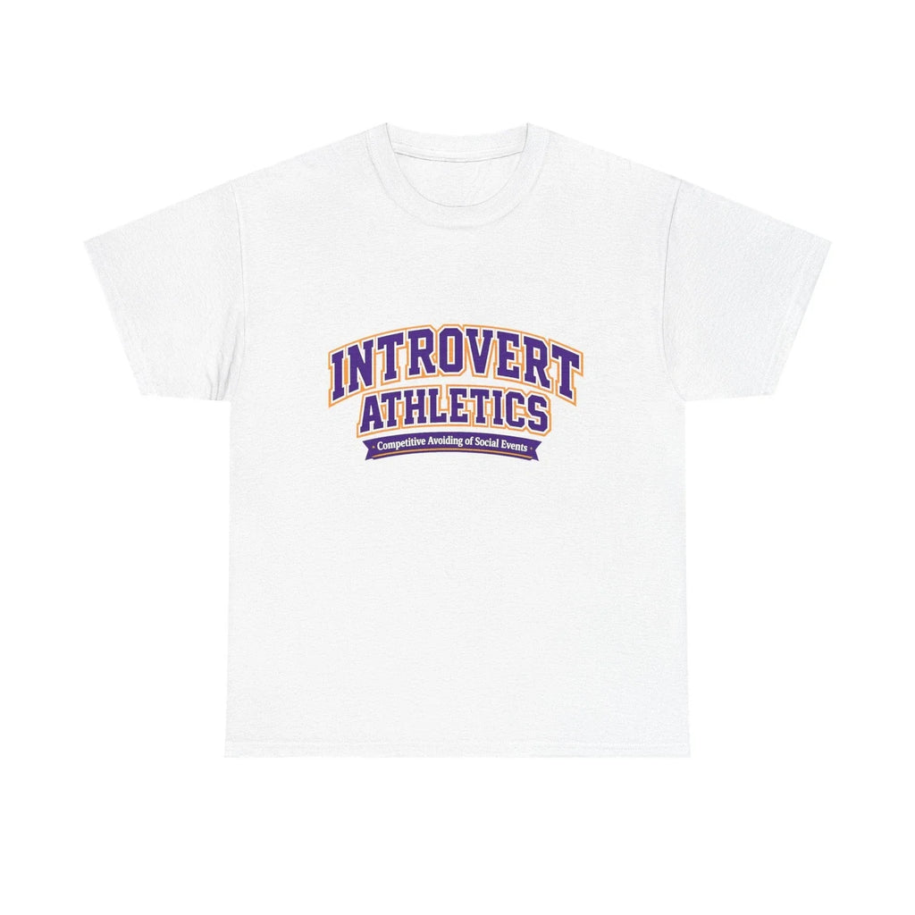 Introvert Athletics tee | Funny Collegiate style introvert graphic T-Shirt