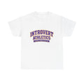 Introvert Athletics tee | Funny Collegiate style introvert graphic T-Shirt