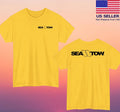 Sea Tow Boat Towing Boats Racing Yellow Size S-5XL