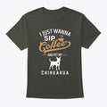 Coffee With My Chihuahua T-Shirt Made in the USA Size S to 5XL