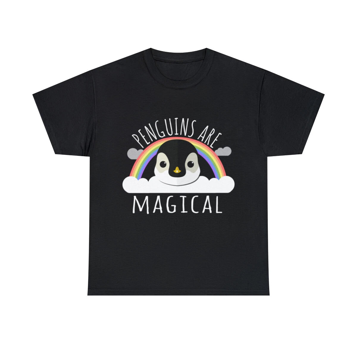 Penguins Are Magical Graphic Tee Shirt, S-5XL