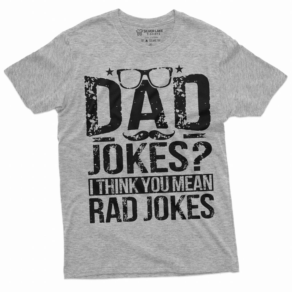 Men's Funny Father's Day Dad Jokes T-shirt Father daddy humorous saying Tee