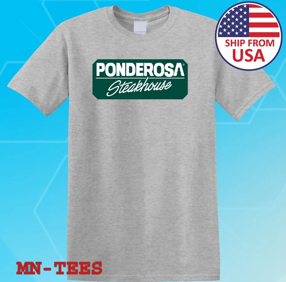 Ponderosa Steakhouse Grey Size S-5XL