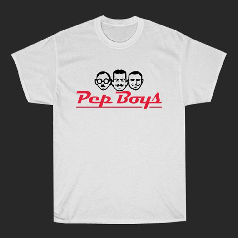 PEP BOYS Automotive Service Tires Men's White Size S to 3XL