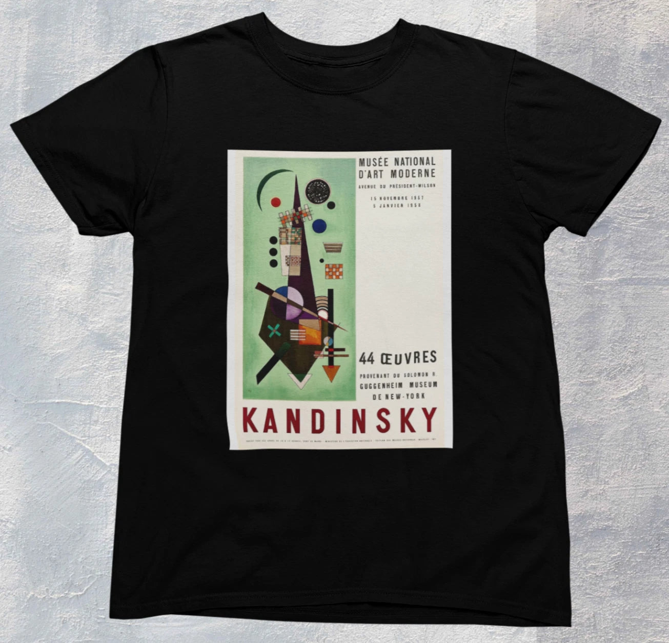 Kandinsky National Art Museum T shirt - Art T shirt - %100 Premium Cotton