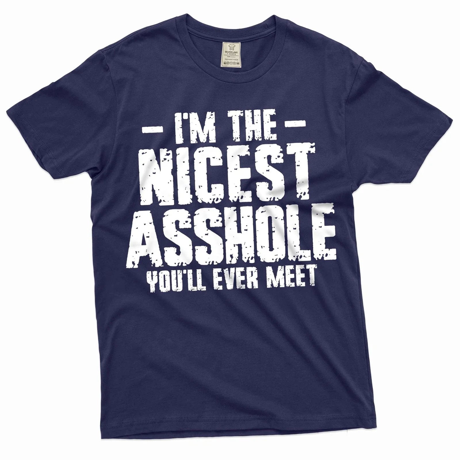 Men's Funny rude offensive T-shirt humorous tee shirt gift tee adult humor tee