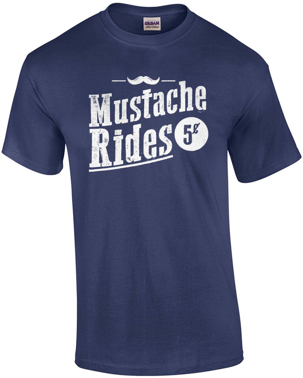 Mustache Rides 5 cents - funny offensive sexual t-shirt