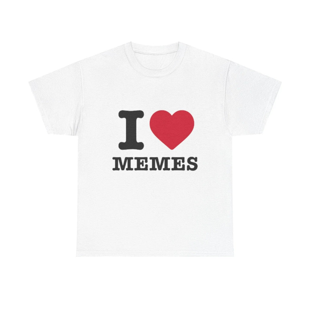 I Love Memes Unisex Heavy Cotton Tee | Funny T-Shirt, Gift for Meme [...]