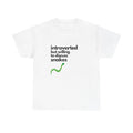 Introverted But Willing To Discuss Snakes Unisex Heavy Cotton Tee