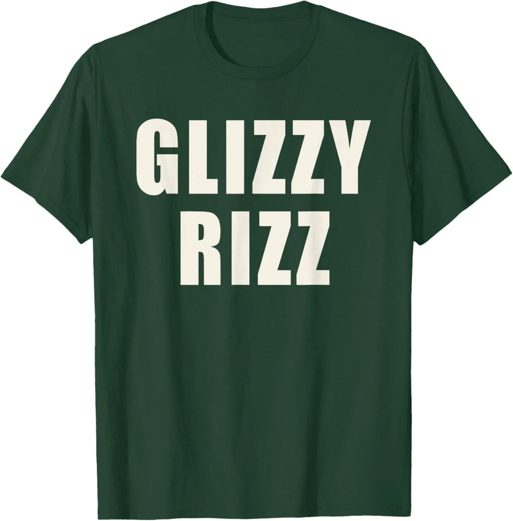 Glizzy Rizz Funny Gen Z Slang Internet Meme Joke T-Shirt