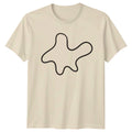 Abstract Organic Blob Shape Modern T-Shirt Organic Shape Abstract Art Birthday