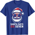 Meme Funny Six Seven Christmas 6 7 Meme Santa Unisex T-Shirt