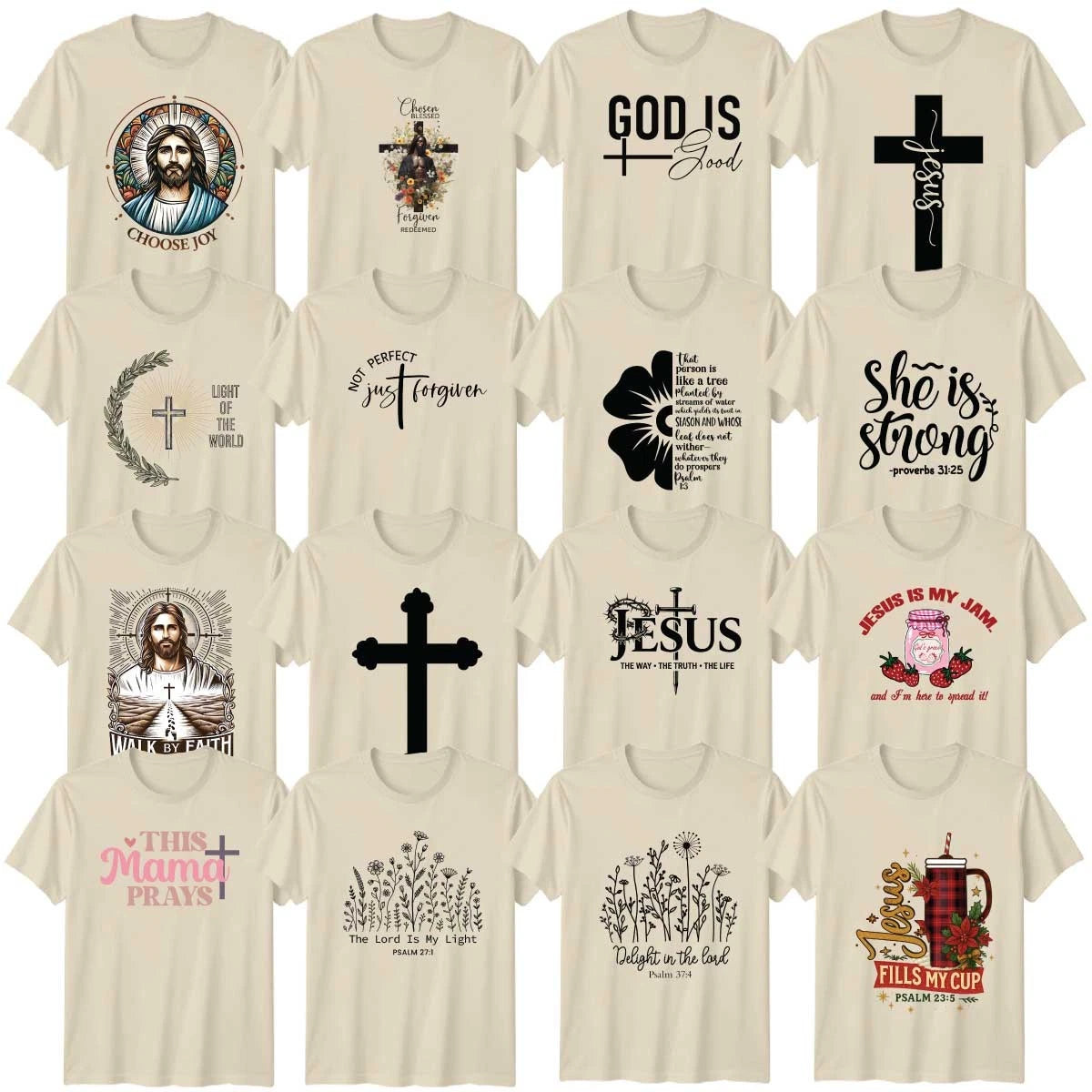Christian Faith Adult T-Shirt Religion Christianity Christian Gift