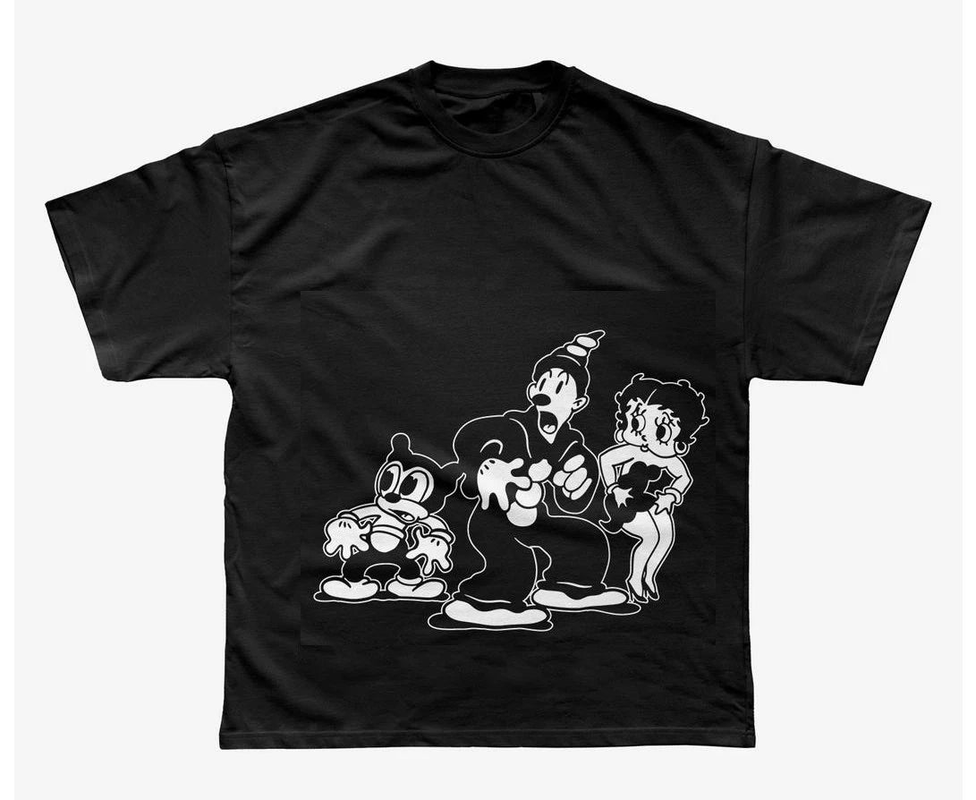 Koko The Clown Betty Boop T-Shirt Unisex Size S-5XL