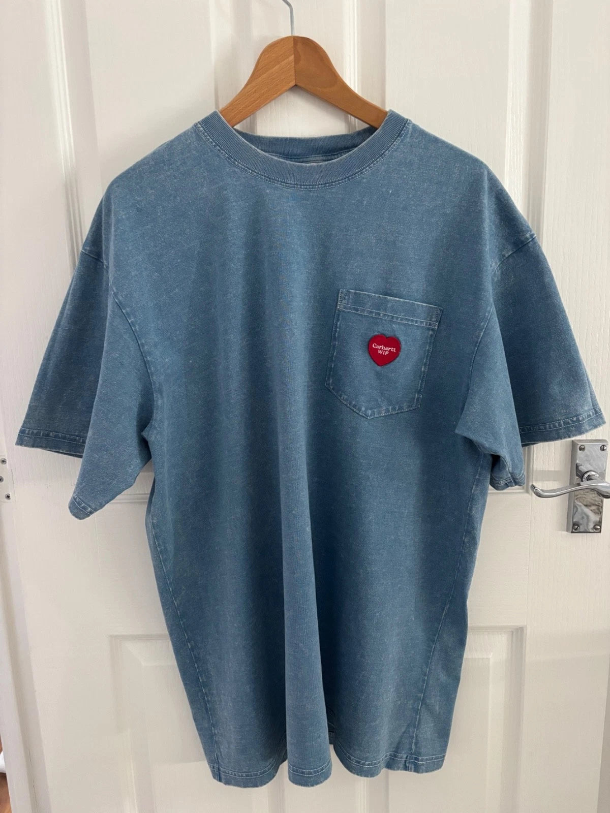 CARHARTT WIP MEN’S BLUE SHORT SLEEVE T-SHIRT RRP £64.99 VARIOUS SIZES BRAND NEW