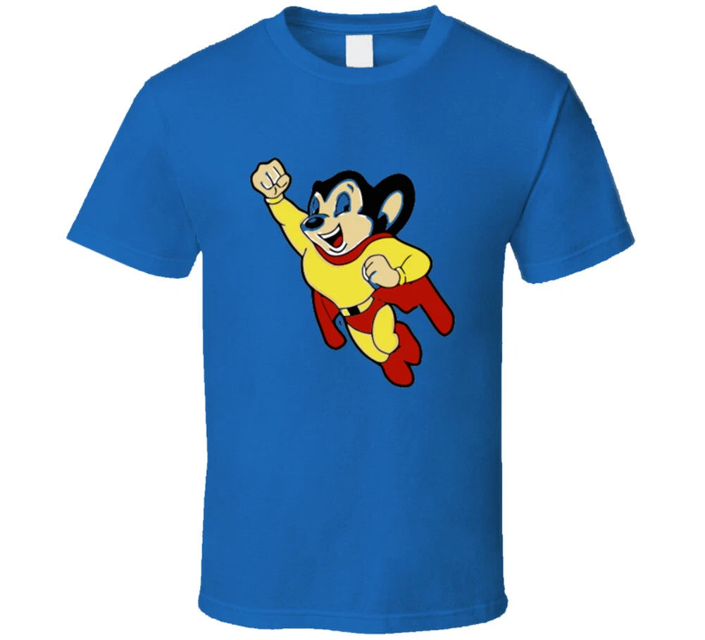Mighty Mouse Vintage Retro Style T-shirt And Apparel T Shirt